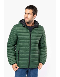 MEN'S LIGHTWEIGHT HOODED PADDED JACKET
