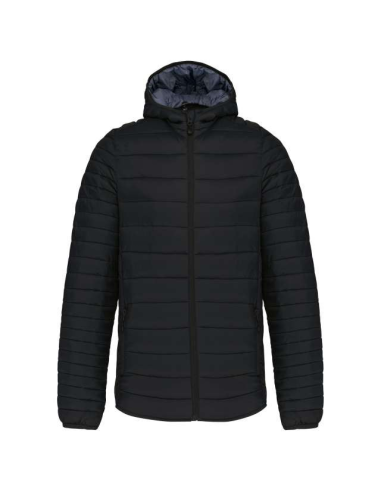 MEN'S LIGHTWEIGHT HOODED PADDED JACKET