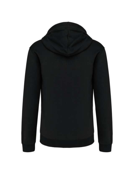 MEN'S CONTRAST HOODED FULL ZIP SWEATSHIRT