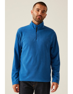 MICRO ZIP NECK FLEECE