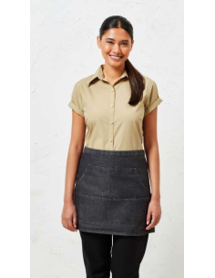 JEANS STITCH DENIM WAIST APRON