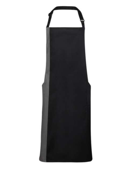 'COLOURS COLLECTION’ CONTRAST BIB APRON