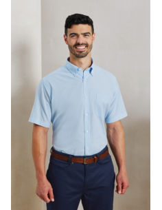 MEN’S SHORT SLEEVE SIGNATURE OXFORD SHIRT