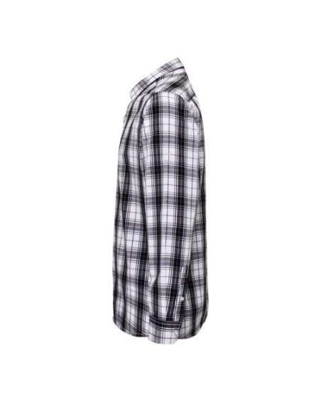 'GINMILL' CHECK - MEN'S LONG SLEEVE COTTON SHIRT