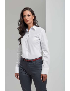 WOMEN'S POPLIN SUPREME LONG SLEEVE SHIRT