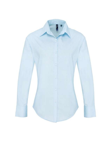 WOMEN'S POPLIN SUPREME LONG SLEEVE SHIRT