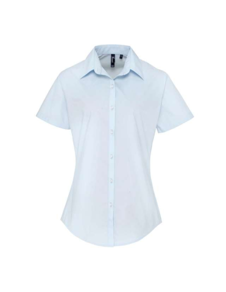 WOMEN'S POPLIN SUPREME SHORT SLEEVE SHIRT