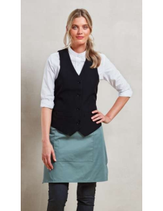 WOMEN'S LINED POLYESTER WAISTCOAT