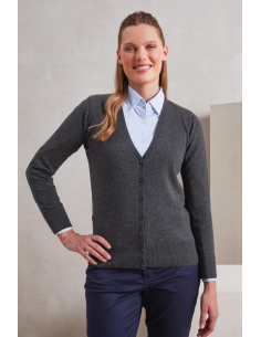 WOMEN'S BUTTON-THROUGH KNITTED CARDIGAN