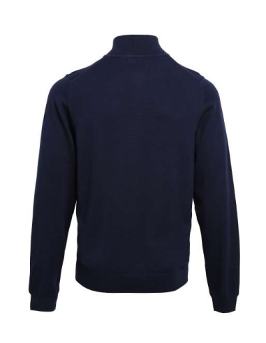 MEN'S QUARTER-ZIP KNITTED SWEATER