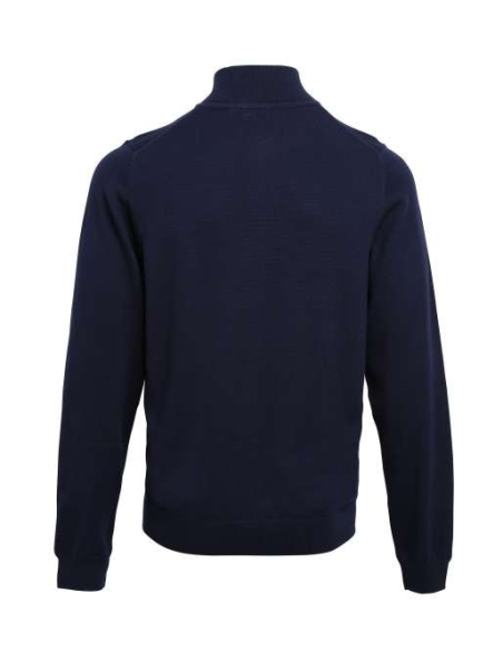 MEN'S QUARTER-ZIP KNITTED SWEATER
