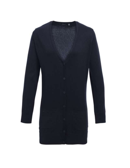 WOMEN'S LONG LENGTH KNITTED CARDIGAN