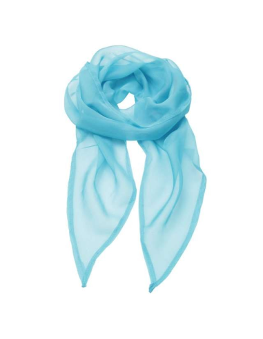 'COLOURS COLLECTION' PLAIN CHIFFON SCARF