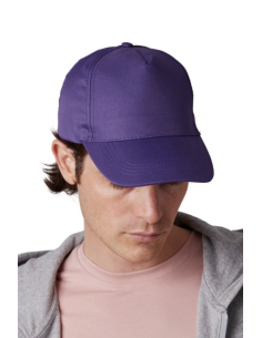 POLYESTER CAP - 5 PANELS