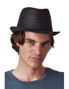 RETRO PANAMA - STYLE STRAW HAT