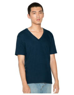 UNISEX FINE JERSEY V-NECK T-SHIRT