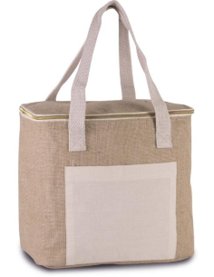 JUTE COOL BAG - MEDIUM SIZE