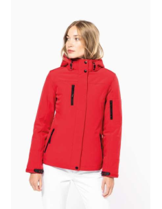LADIES’ HOODED SOFTSHELL LINED PARKA