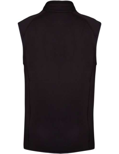 DUAL-FABRIC SLEEVELESS SPORTS JACKET