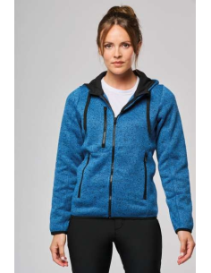LADIES’ HEATHER HOODED JACKET