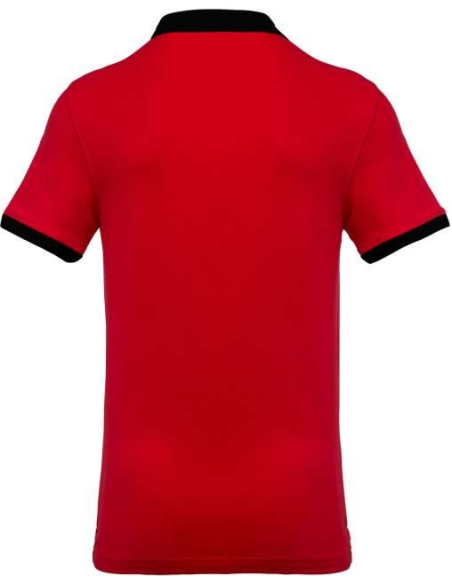 MEN'S TWO-TONE PIQUÉ POLO SHIRT