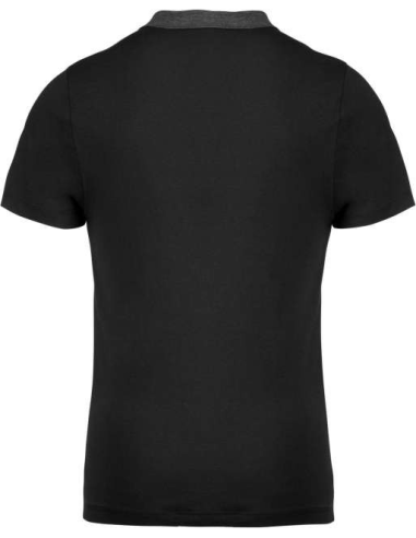 MEN'S TWO-TONE JERSEY POLO SHIRT