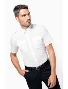 MEN'S SHORT-SLEEVED PILOT SHIRT