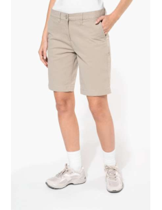 LADIES' CHINO BERMUDA SHORTS