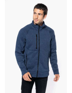 MEN'S FULL ZIP HEATHER JACKET