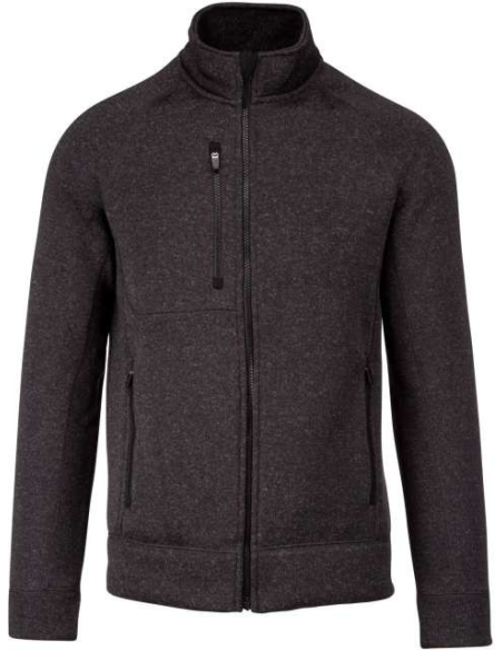 MEN'S FULL ZIP HEATHER JACKET