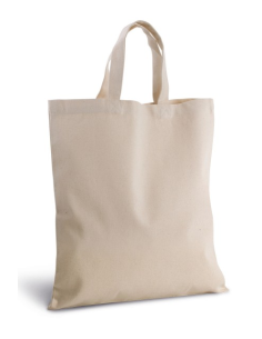 COTTON CANVAS SHOPPER BAG