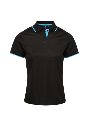 LADIES’ CONTRAST COOLCHECKER® POLO