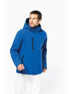 MEN'S HOODED SOFTSHELL LINED PARKA