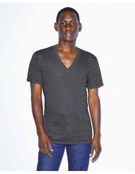 UNISEX TRI-BLEND SHORT SLEEVE V-NECK T-SHIRT