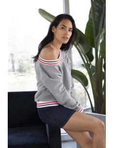 WOMEN'S HEAVY TERRY SPORT SWEATSHIRT