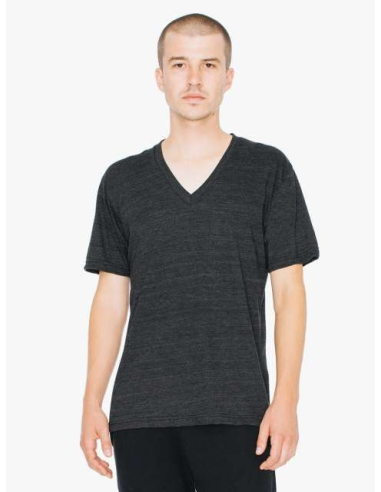 UNISEX TRI-BLEND SHORT SLEEVE V-NECK T-SHIRT