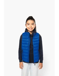 KIDS' LIGHTWEIGHT SLEEVELESS PADDED JACKET