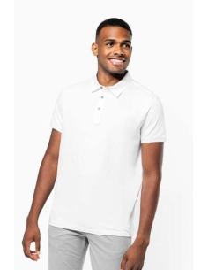 MEN'S SHORT SLEEVED JERSEY POLO SHIRT