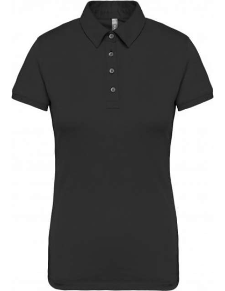 LADIES' SHORT SLEEVED JERSEY POLO SHIRT