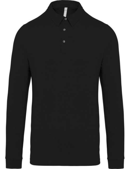 MEN'S LONG SLEEVED JERSEY POLO SHIRT
