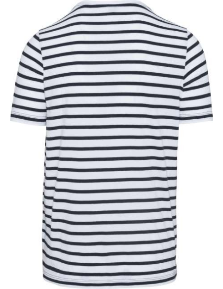 STRIPED SHORT SLEEVE SAILOR T-SHIRT WITH POCKET