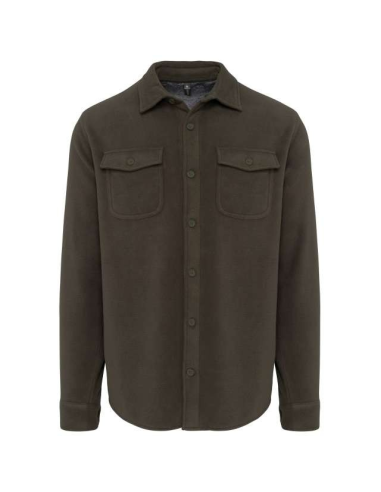 SHERPA-LINED FLEECE OVERSHIRT
