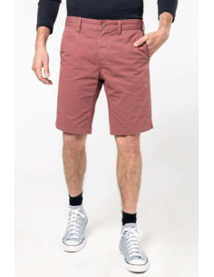 MEN'S WASHED EFFECT BERMUDA SHORTS