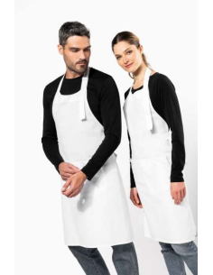 POLYCOTTON APRON HIGH-TEMPERATURE WASHABLE