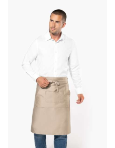 POLYCOTTON LONG APRON