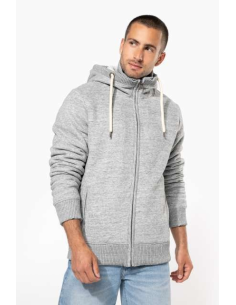 VINTAGE SHERPA-LINED FLEECE JACKET