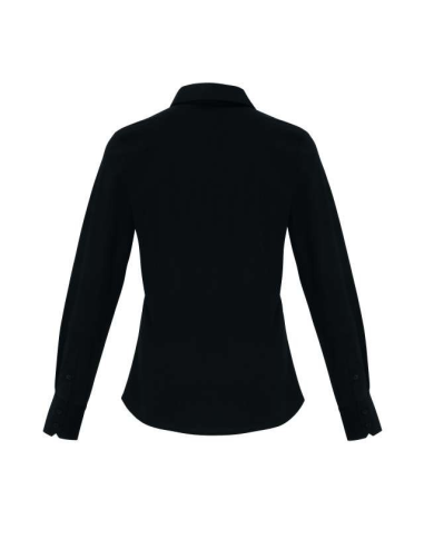 WOMEN'S STRETCH-FIT COTTON POPLIN LONG SLEEVE SHIRT