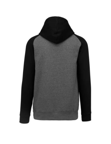 KIDS' TWO-TONE HOODED SWEATSHIRT