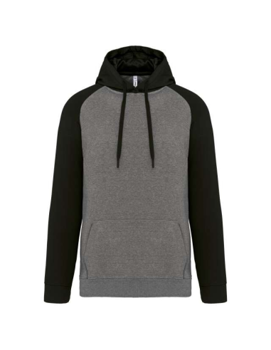 ADULT TWO-TONE HOODED SWEATSHIRT