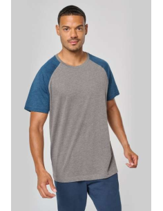 ADULT TRIBLEND TWO-TONE SPORTS SHORT-SLEEVED T-SHIRT